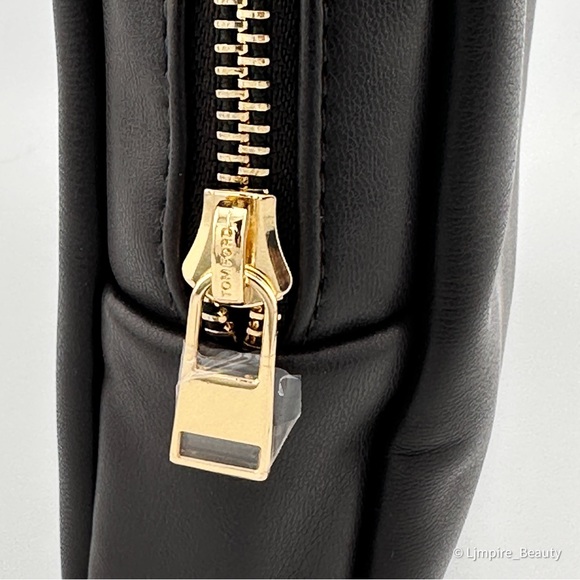 🆕 TOM FORD Limited Edition Gold / Brown Leather Clutch/Bag w/ Sturdy TF Box NIB - Picture 7 of 11